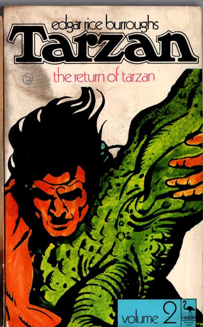 Edgar Rice Burroughs  THE RETURN OF TARZAN front book cover image