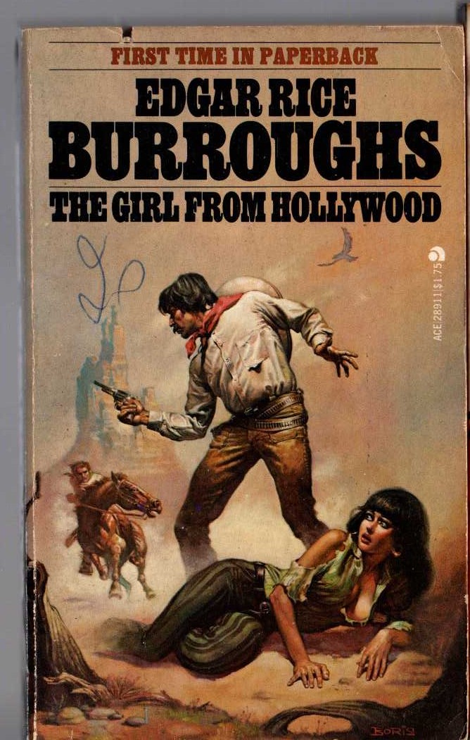 Edgar Rice Burroughs  THE GIRL FROM HOLLYWOOD front book cover image