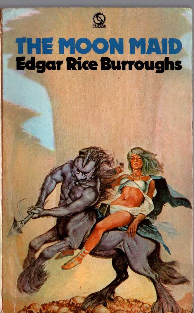 Edgar Rice Burroughs  THE MOON MAID front book cover image