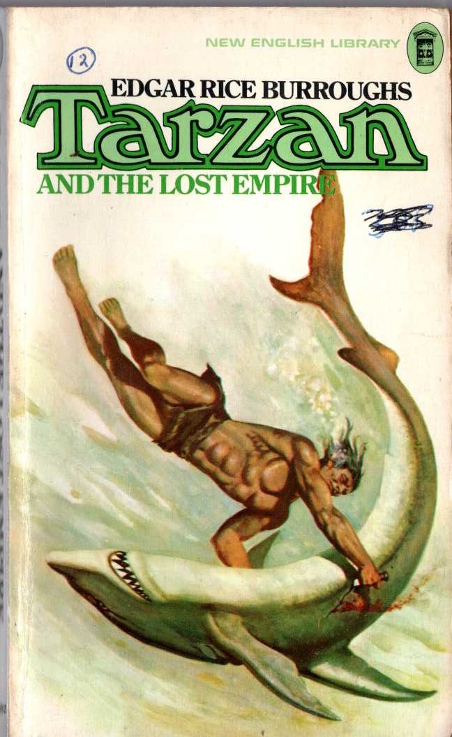Edgar Rice Burroughs  TARZAN AND THE LOST EMPIRE front book cover image