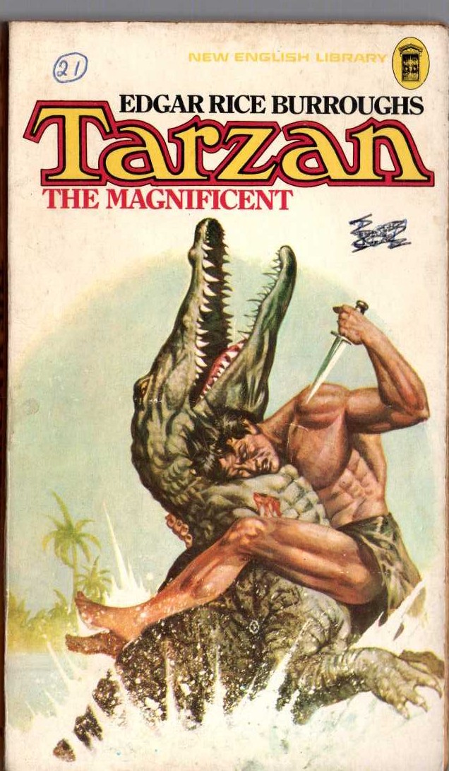 Edgar Rice Burroughs  TARZAN THE MAGNIFICENT front book cover image