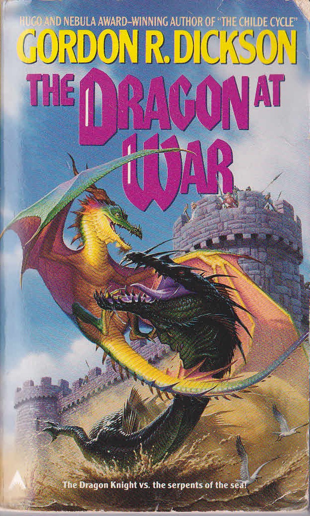 Gordon R. Dickson  THE DRAGON AT WAR front book cover image