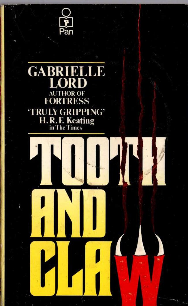 Gabrielle Lord  TOOTH AND CLAW front book cover image