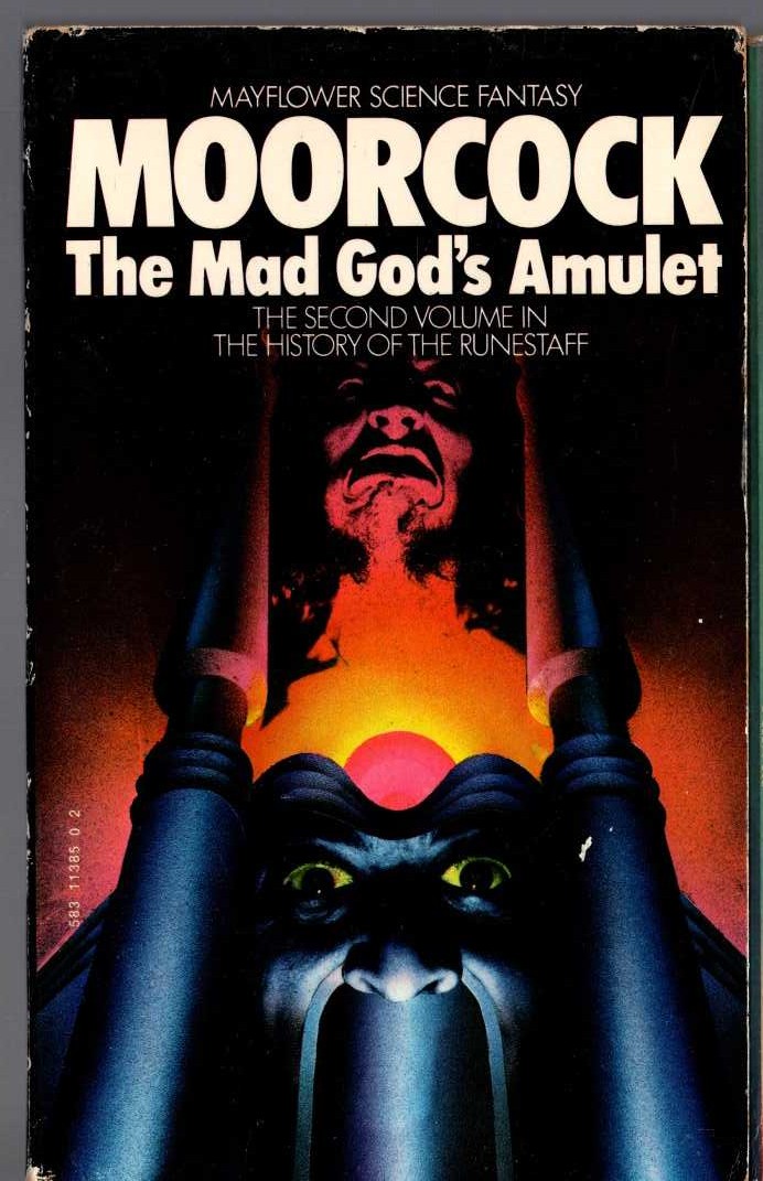 Michael Moorcock  THE MAD GOD'S AMULET front book cover image