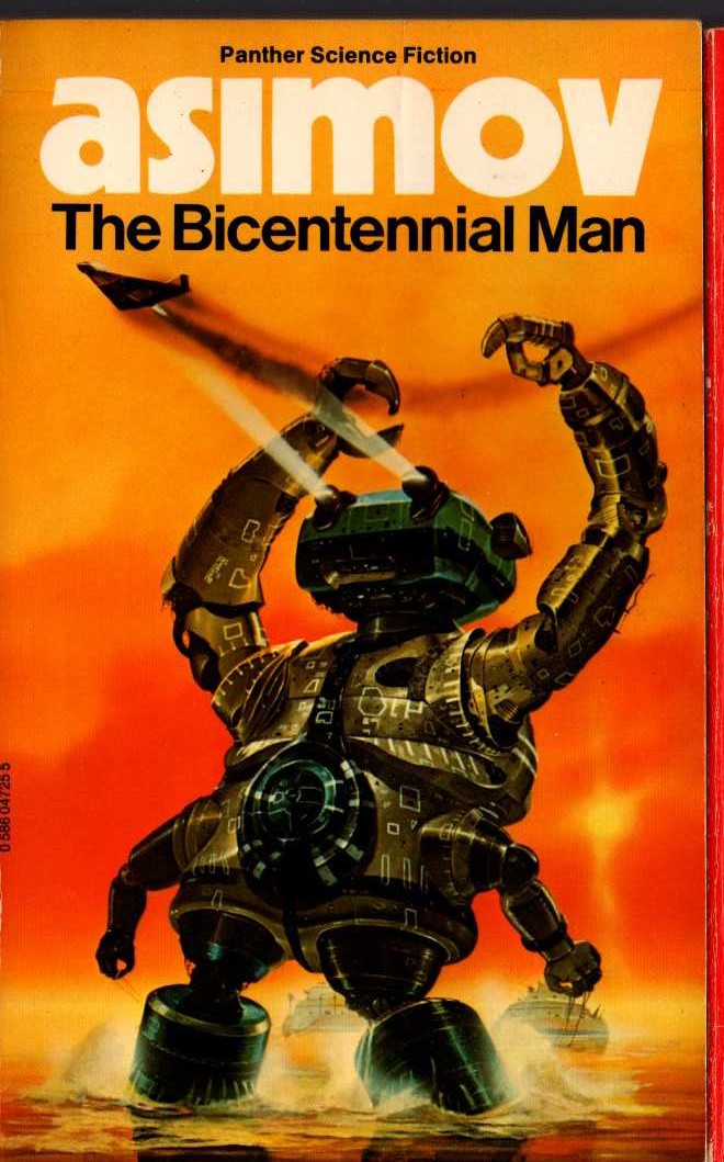 Isaac Asimov  THE BICENTENNIAL MAN front book cover image