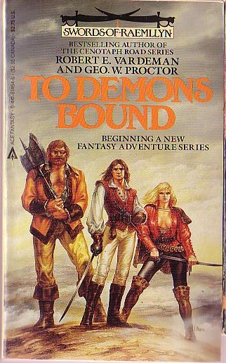 Robert E. Vardeman  TO DEMONS BOUND front book cover image