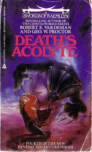 Robert E. Vardeman  DEATH'S ACOLYTE front book cover image