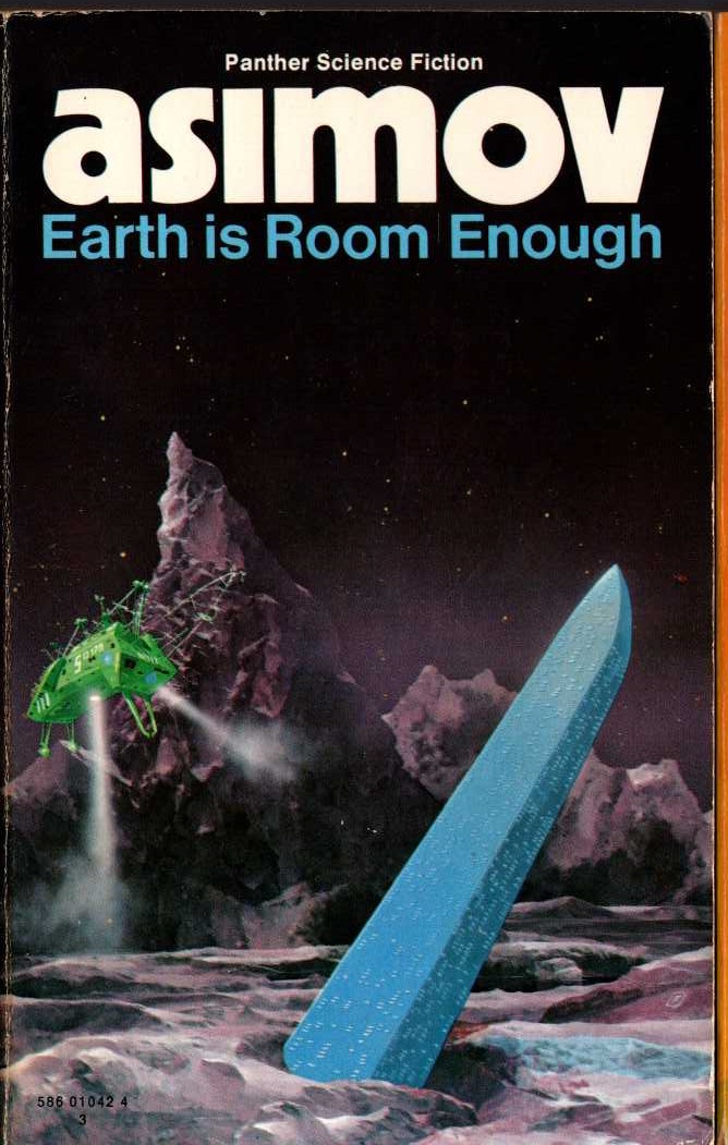 Isaac Asimov  EARTH IS ROOM ENOUGH front book cover image