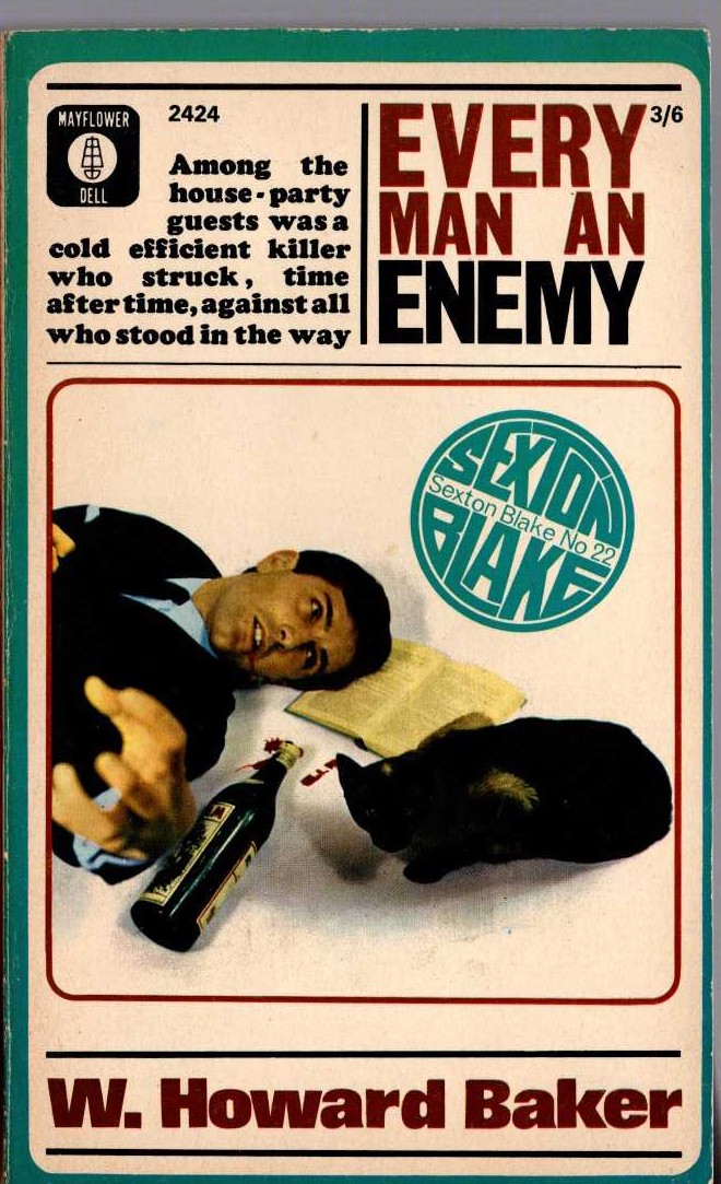 W,Howard Baker  EVERY MAN AN ENEMY (Sexton Blake) front book cover image