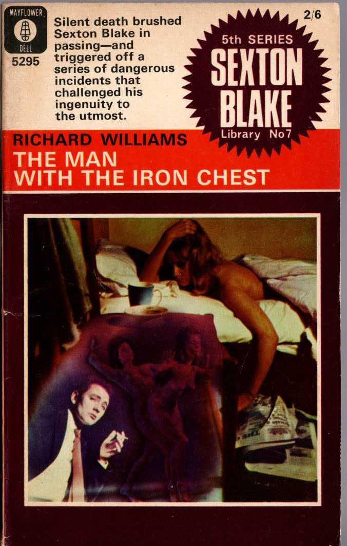 Richard Williams  THE MAN WITH THE IRON CHEST (Sexton Blake) front book cover image