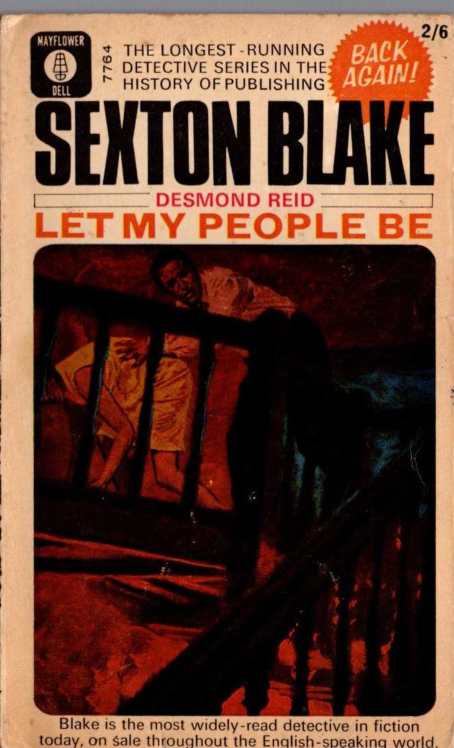 Desmond Reid  LET MY PEOPLE BE (Sexton Blake) front book cover image