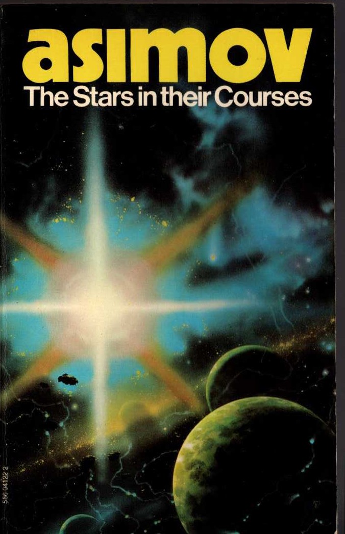Isaac Asimov  THE STARS IN THEIR COURSES front book cover image