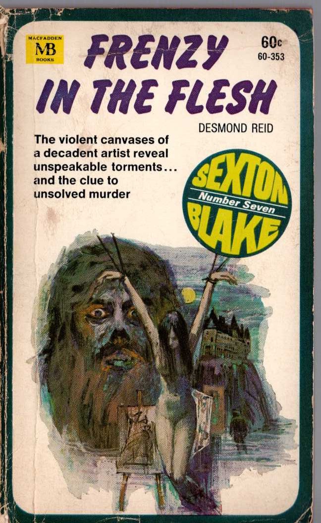 Desmond Reid  FRENZY IN THE FLESH (Sexton Blake) front book cover image