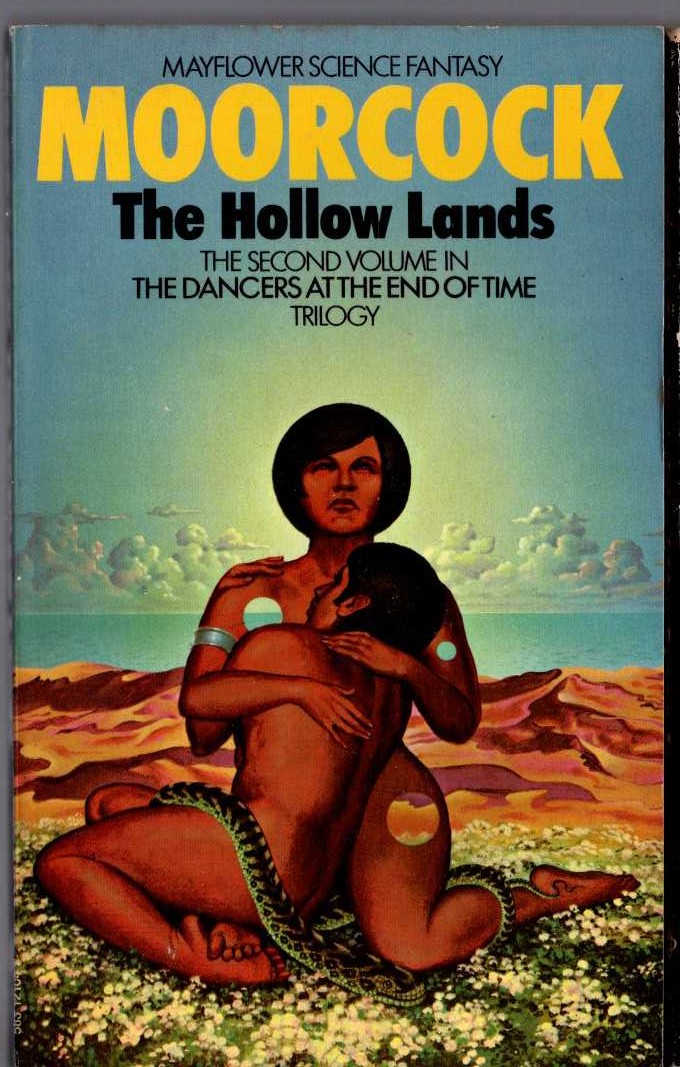 Michael Moorcock  THE HOLLOW LANDS front book cover image
