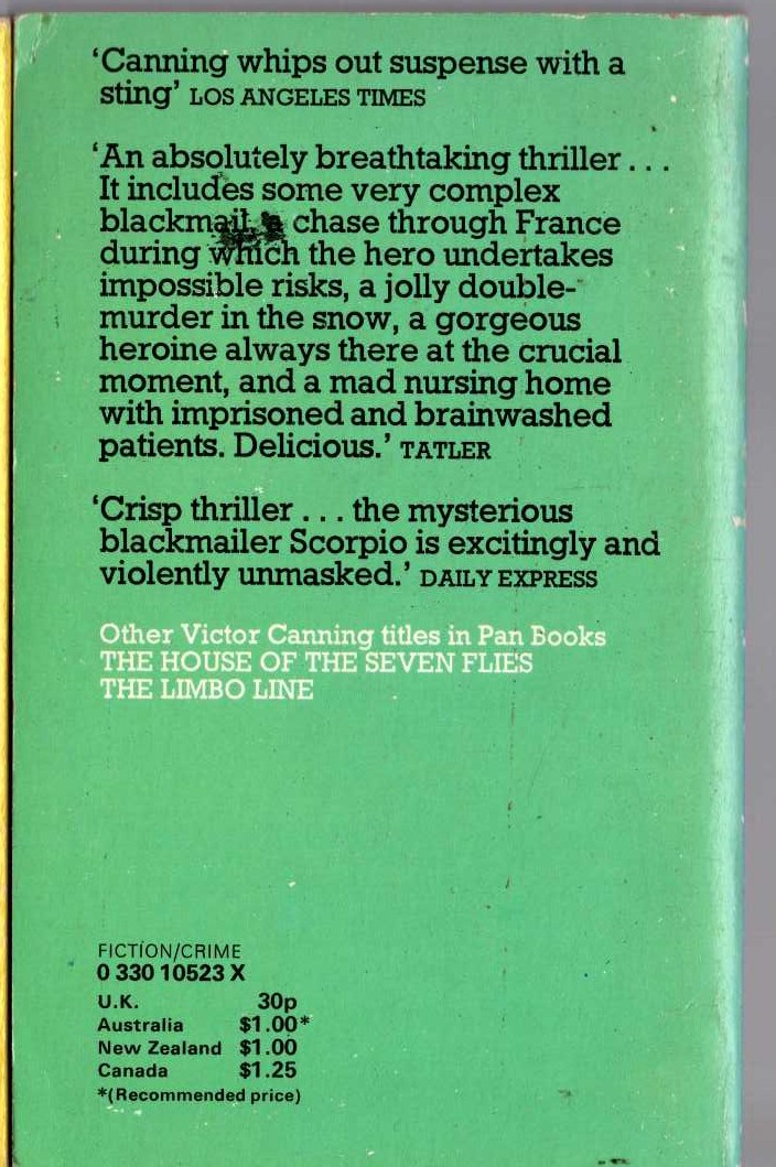 Michael Moorcock  THE HOLLOW LANDS magnified rear book cover image