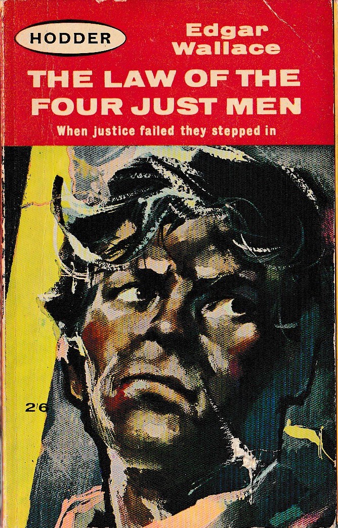 Edgar Wallace  THE LAW OF THE FOUR JUST MEN front book cover image