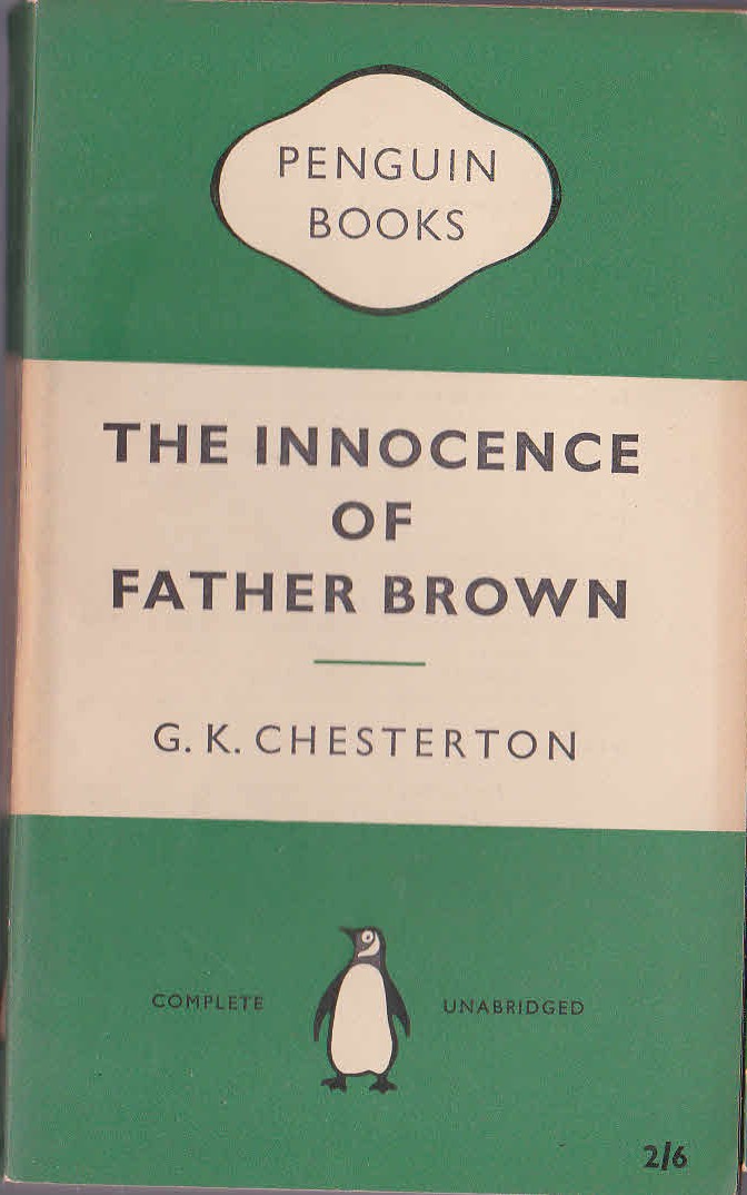 G.K. Chesterton  THE INNOCENCE OF FATHER BROWN front book cover image