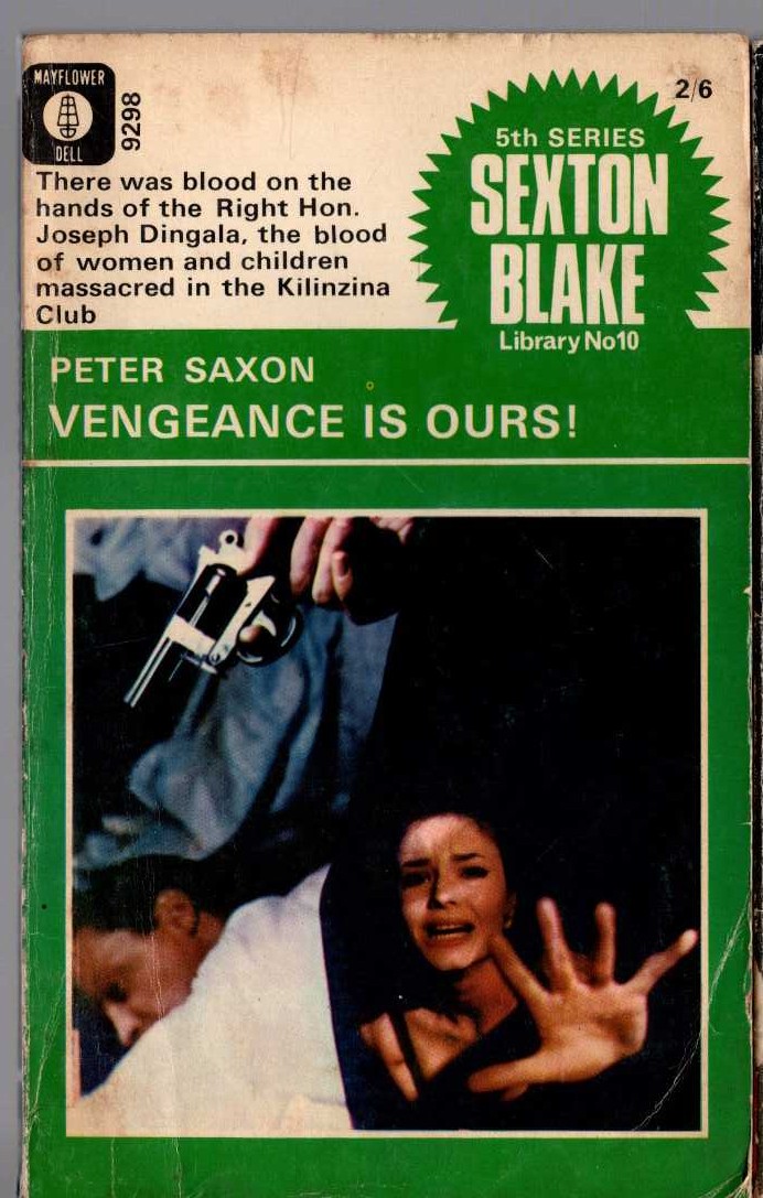 Peter Saxon  VENGEANCE IS OURS! (Sexton Blake) front book cover image