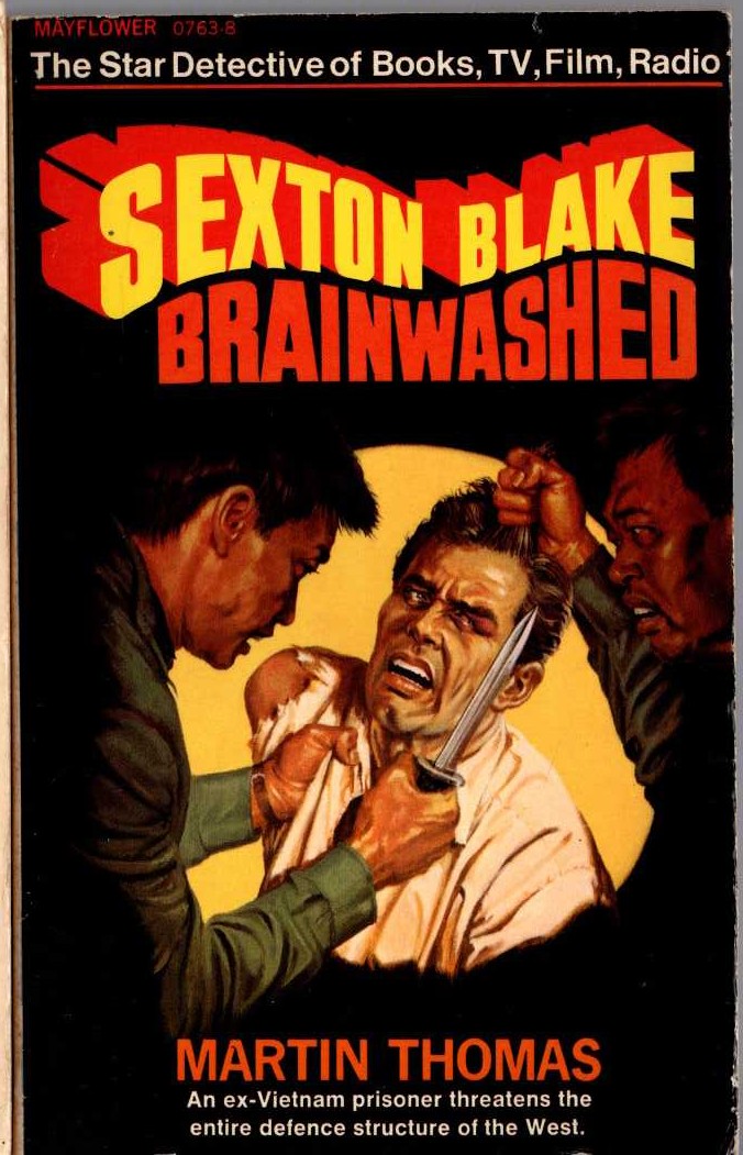 Martin Thomas  BRAINWASHED (Sexton Blake) front book cover image