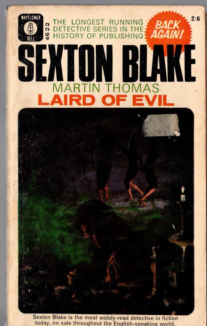 Martin Thomas  LAIRD OF EVIL (Sexton Blake) front book cover image