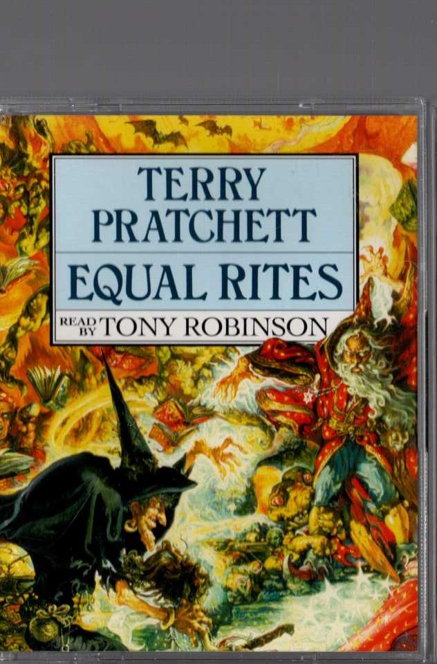 EQUAL RITES (Read by Tony Robinson) front book cover image