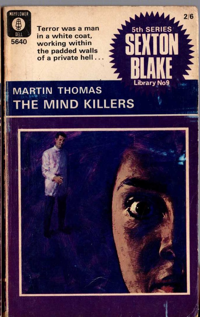 Martin Thomas  THE MIND KILLERS (Sexton Blake) front book cover image