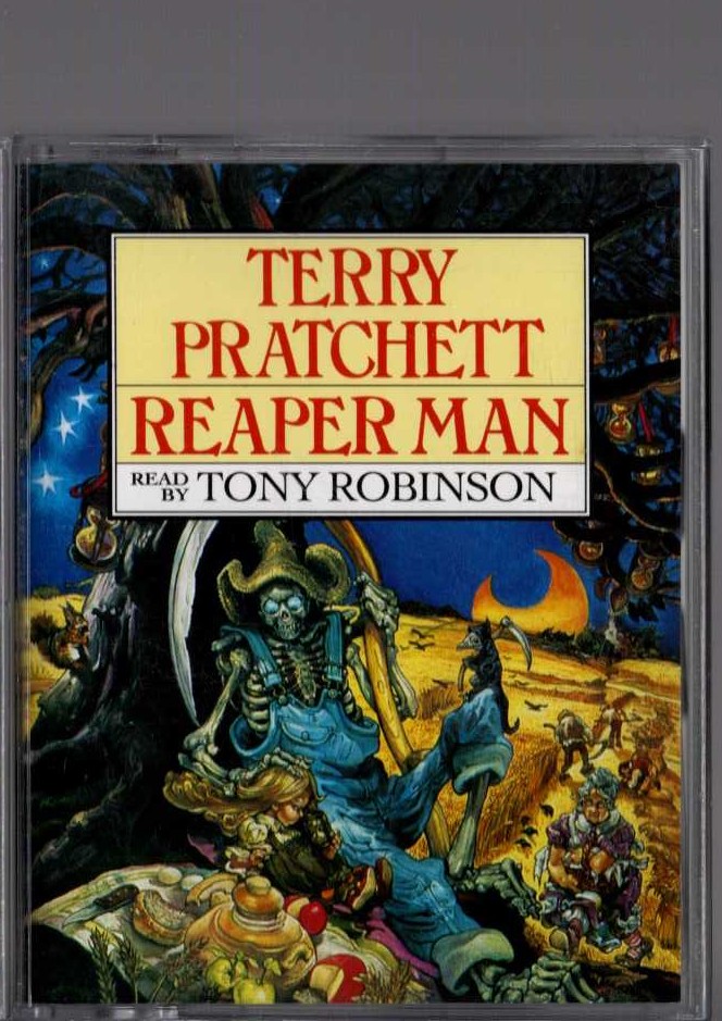 REAPER MAN (Read by Tony Robinson) front book cover image