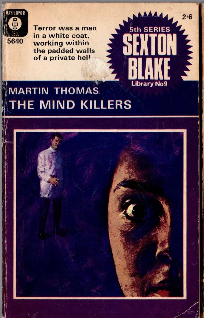 Martin Thomas  THE MIND KILLERS (Sexton Blake) front book cover image