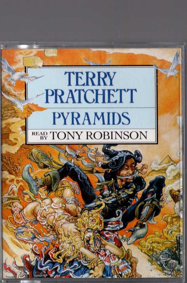 PYRAMIDS (Read by Tony Robinson) front book cover image