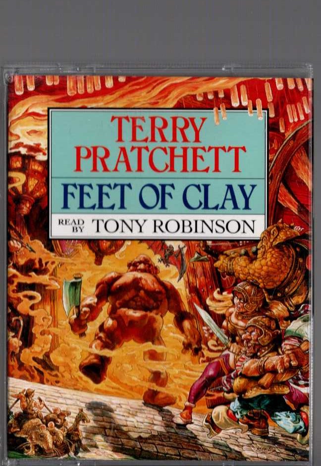 FEET OF CLAY (Read by Tony Robinson) front book cover image