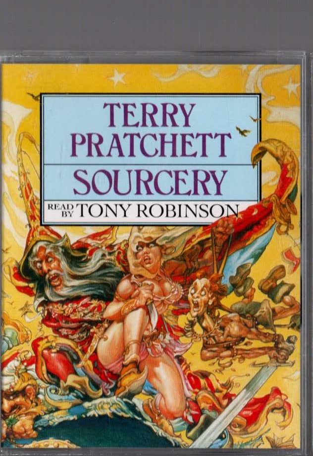 SOURCERY (Read by Tony Robinson) front book cover image