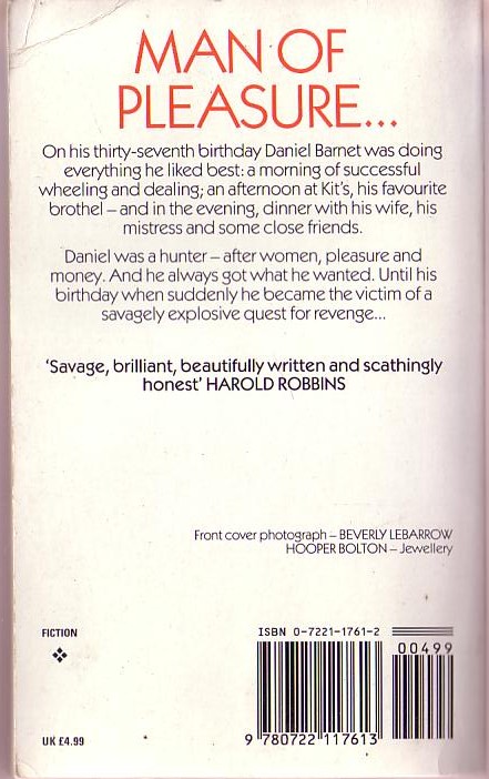 Norman Bogner  THE HUNTING ANIMAL magnified rear book cover image