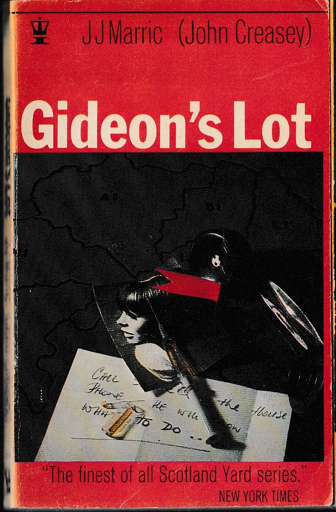 J.J. Marric  GIDEON'S LOT front book cover image