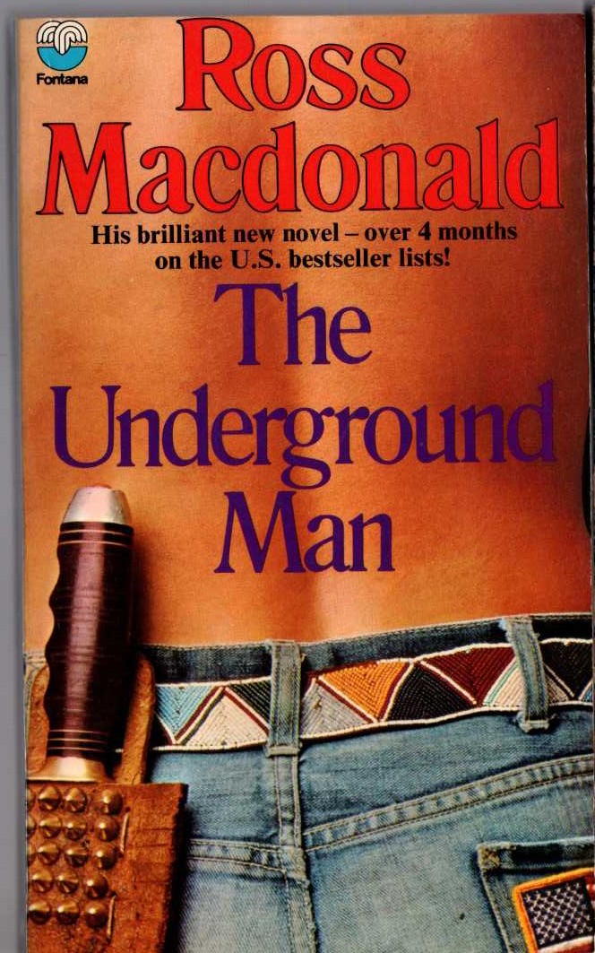 Ross Macdonald  THE UNDERGROUND MAN front book cover image