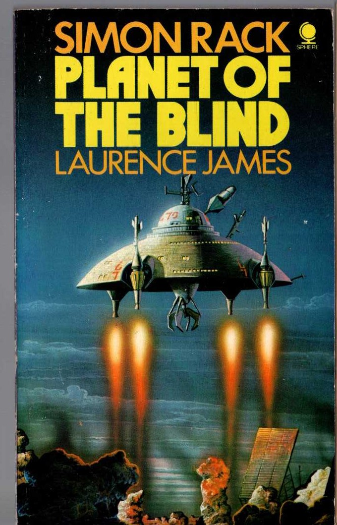 Laurence James  PLANET OF THE BLIND front book cover image
