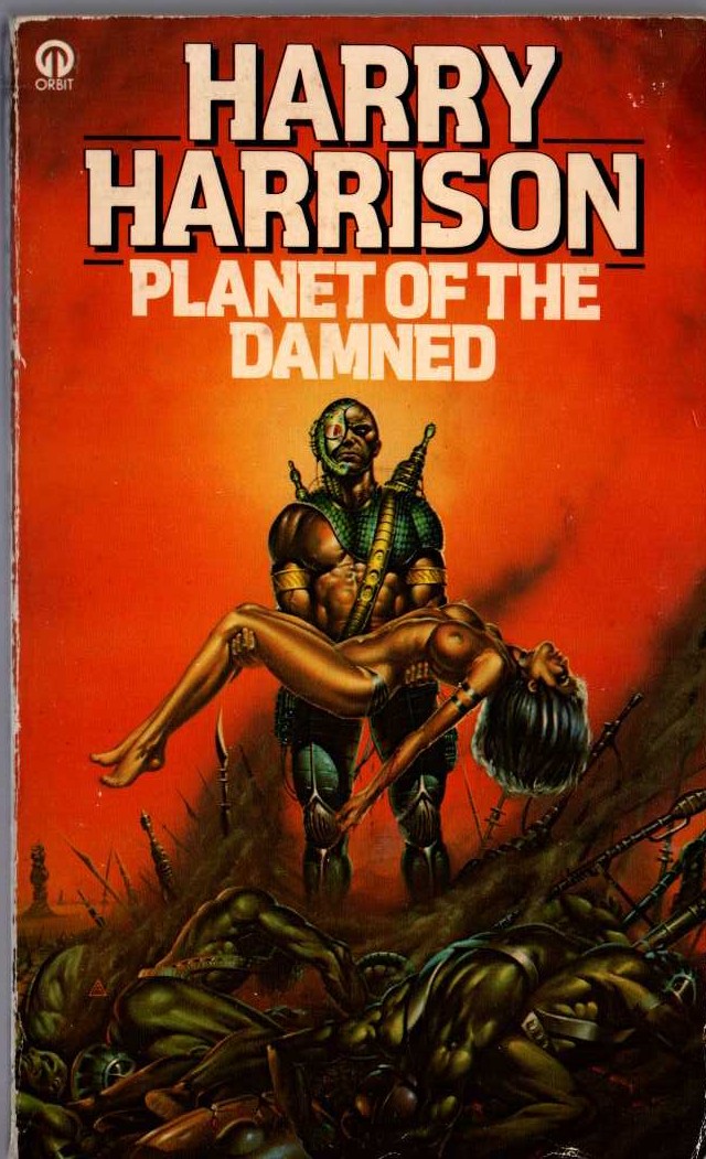 Harry Harrison  PLANET OF THE DAMNED front book cover image