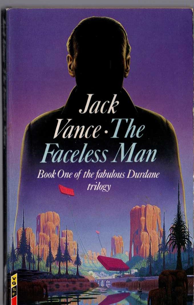Jack Vance  THE FACELESS MAN front book cover image