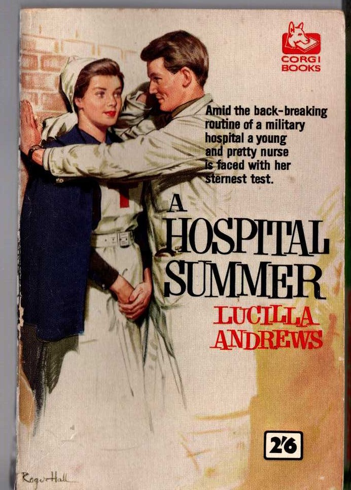 Lucilla Andrews  A HOSPITAL SUMMER front book cover image