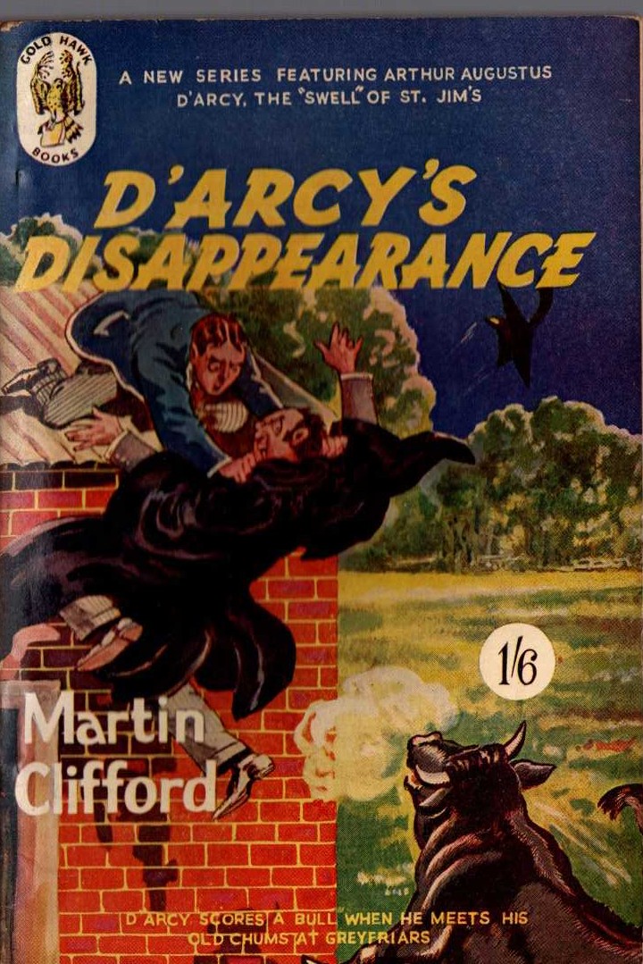 Martin Clifford  D'ARCY'S DISAPPEARANCE front book cover image
