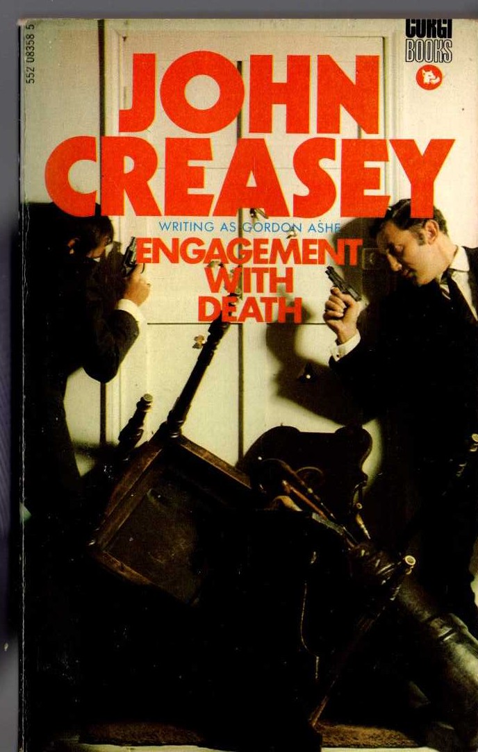 Gordon Ashe  ENGAGEMENT WITH DEATH front book cover image