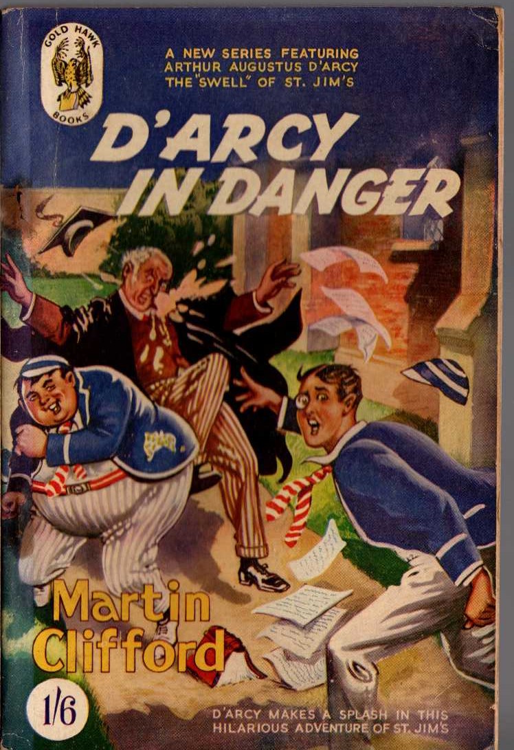 Martin Clifford  D'ARCY IN DANGER front book cover image