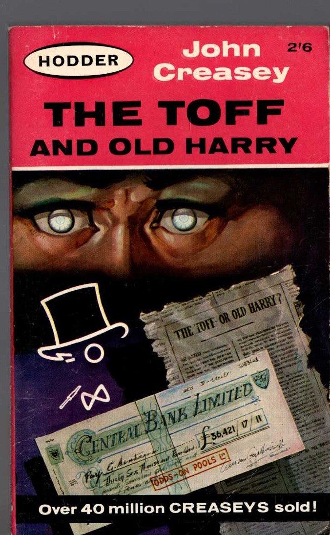 John Creasey  THE TOFF AND OLD HARRY front book cover image
