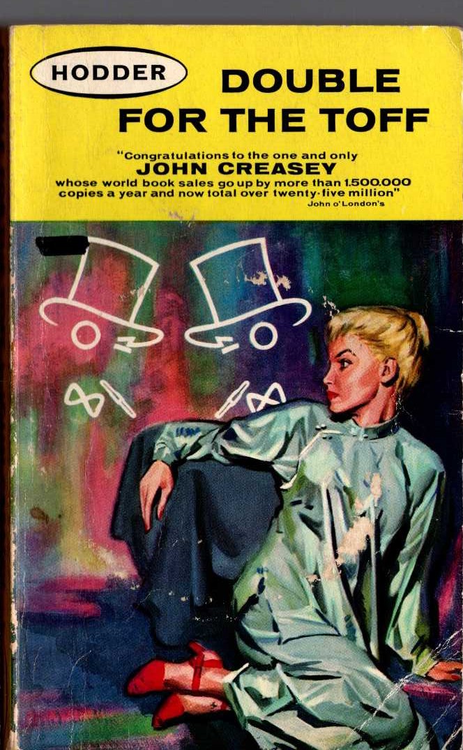 John Creasey  DOUBLE FOR THE TOFF front book cover image