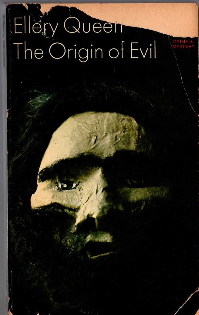 Ellery Queen  THE ORIGIN OF EVIL front book cover image