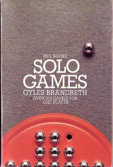 Gyles Brandreth  SOLO GAMES. Over 300 games for one player front book cover image