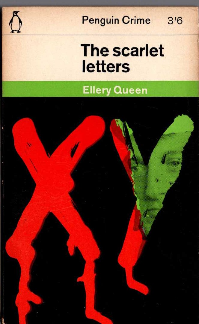 Ellery Queen  THE SCARLET LETTERS front book cover image