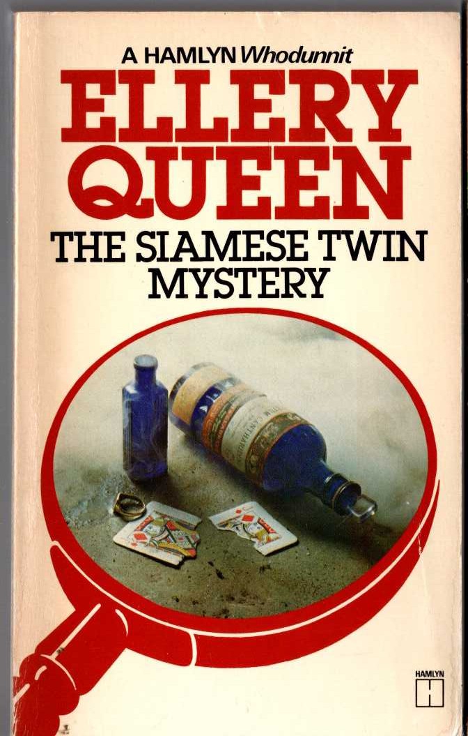 Ellery Queen  THE SIAMESE TWIN MYSTERY front book cover image