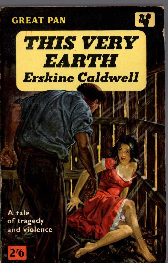 Erskine Caldwell  THIS VERY EARTH front book cover image