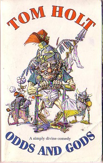 Tom Holt  ODDS AND GODS front book cover image