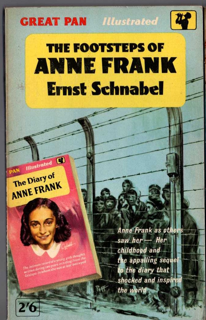 Ernst Schnabel  THE FOOTSTEPS OF ANNE FRANK front book cover image